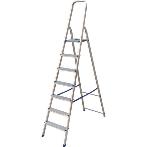 SCALA IN ALLUMINIO ALFA EUROSCALA EN131- - 6 gradini cm.49x188h (127h pedana) kg.5,6 - 1 pezzi FACAL