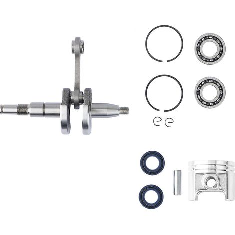 Jeu de segments de piston pour palier de vilebrequin MS170 MS 170 017-SSZFV (1/5)