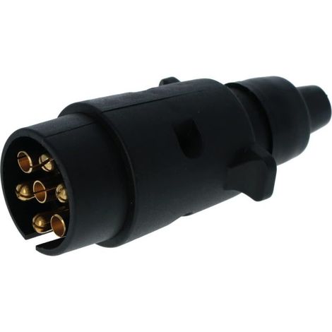 Connector - 7 pin - Black (1/4)