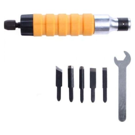 5pcs Woodworking Chisels, Carving Engraving Tool Sets Electric Drill Hand Tool for DIY Art Craft (1/5)