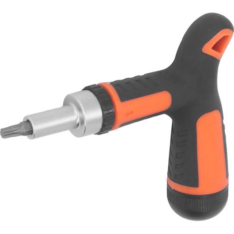 Jeu de 30 tournevis à cliquet avec embouts à douille, outil portable double usage pour l'entretien ménager (1/5)