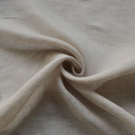 Tissu 100% lin bas plombé Naturel 300 cm