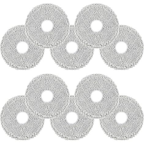 10er-Pack Wischmop-Tücher für T10/T20/T30S/T50/N50 – Kompatibel, weiche Mikrofaser – Waschbar und wiederverwendbar