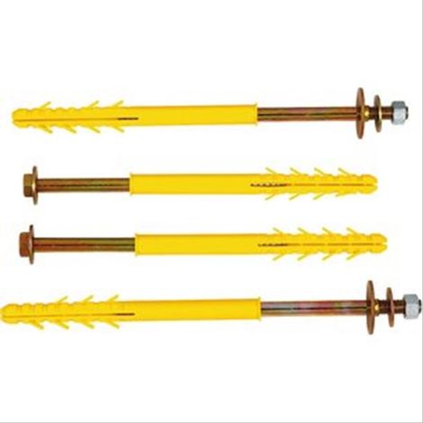 Cheville fixation chauffe-eau pour plaque plâtre+polystyrène Ø12X200 vendues par 4