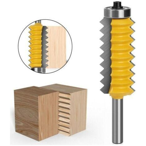 8 MM Jarret Panneau Surélevé « V » Bits Joint Entures Colle Fraise en Bois Tenon Boiseries Cône Tenon Fraisage Tenoning Machine (Size: 8x25x55mm) (1/5)