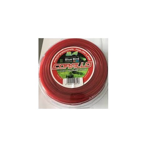 FILO DECESPUGLIATORE TONDO ø2,4 mm x 90 m - Corallo