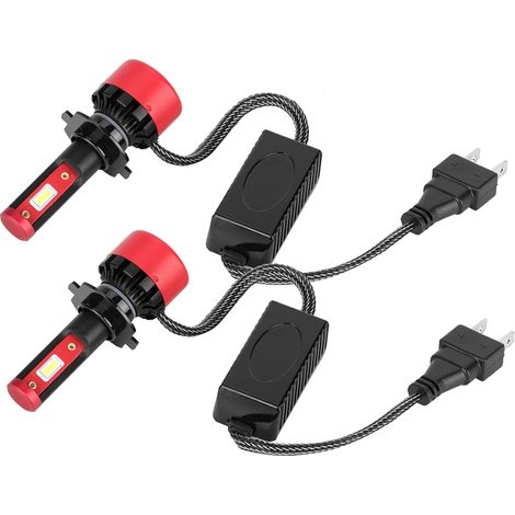 2 pièces H7 96W LED phare auto blanc puissant, ampoule aluminium super résistante pour voiture (1/5)