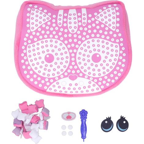 Peluches animaux anti-stress à faire soi-même, jouets originaux, coussins faits main pour la maison, coussins roses pour chat à faire soi-même 33988 (1/5)