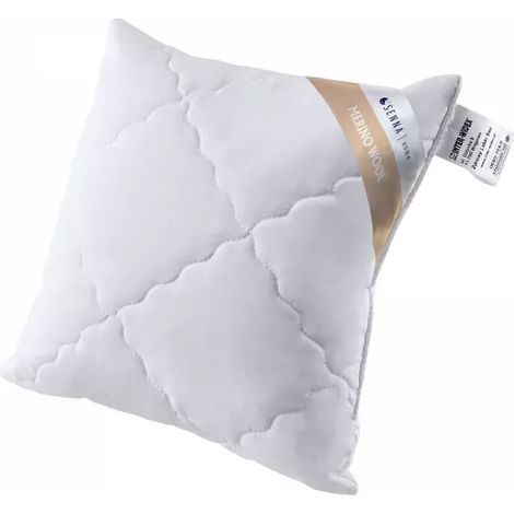 Cuscino 40x40 LANA MERINO Senna Home Bianco (1/2)