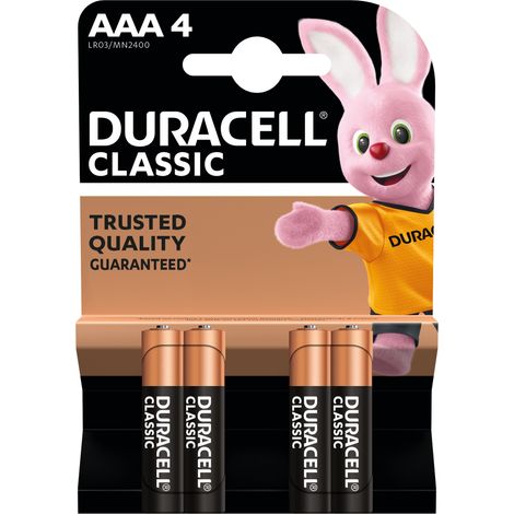 Pack De 4 Piles Duracell - AAA LR03