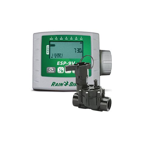 Centralina Irrigazione Rain Bird ESP-9V1 a Batteria 1 Stazione + Elettrovalvola  F48373 1 Stazione