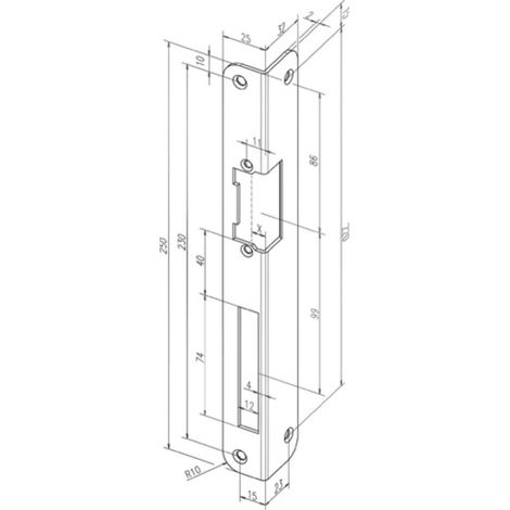 Chiusura a scatto laterale IW 324 R-10 EST VA con rondella DIN L (1/3)