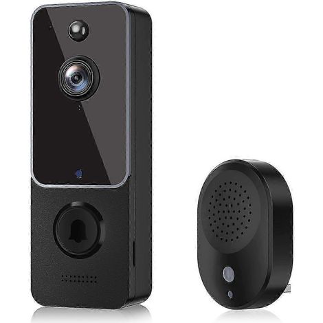 Smart Video Doorbell with Night Vision, Human Detection, Wireless Doorbell Camera for Indoor/Outdoor Use, Real-Time Two-Way Communication, Cloud 2025 (1/5)