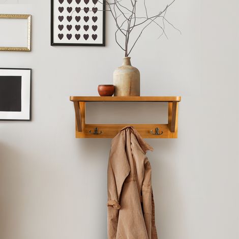 Porte-manteau mural Rustic fixation inclus, 40 x 14,5 x 16,8 cm (1/5)