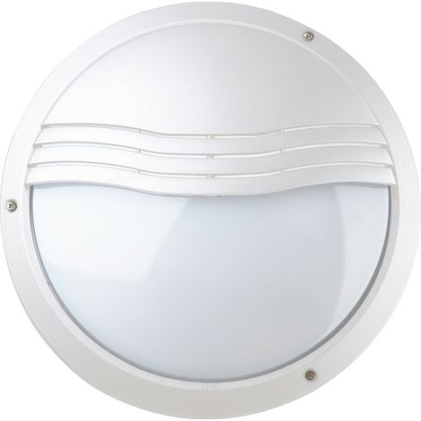Aplique PLAFF Round Hood IP65 E27 42W Blanco