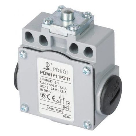 Endschalter 1R 1Z Schnappmechanismus Stahldrücker PDM1F11PZ11 A37-5650