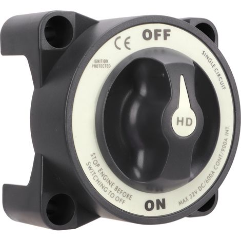 Interrupteur de batterie marin 600A 32V, coupe-circuit unipolaire marche/arrêt, pour bateau, camping-car et van. (1/5)