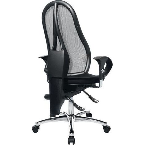 Bürodrehstuhl m.Permanentkontakt schwarz/schwarz 460-560mm m.Rl.TOPSTAR (1/2)