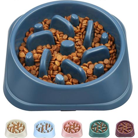 CX Slow Feeder Anti-Schling-Napf für kleine Hunde, rutschfest und lustig, grün. (1/5)