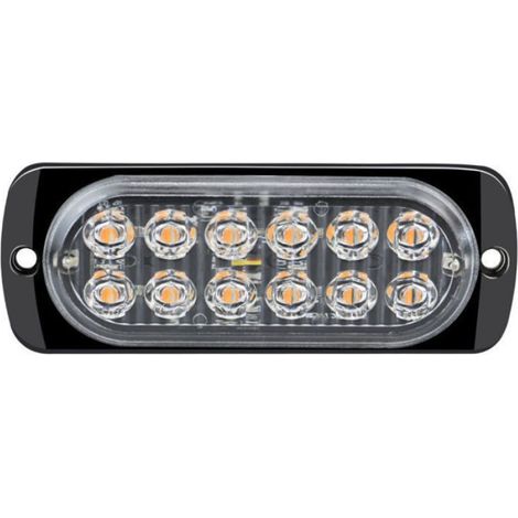 2pcs 12-24V LED Stroboscopique Voiture Ampoule Led Voiture Orange Lumineux Feux éclairage Remorque Clignotant Strobe Lights (1/4)