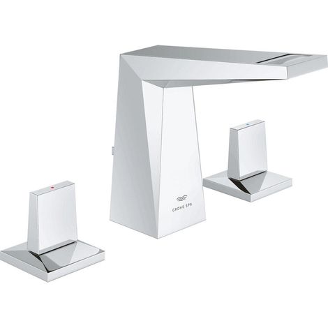 Grohe Allure Brilliant Mélangeur Lavabo 3 trous Taille M Chrome, 20626000 (1/2)