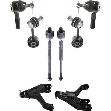 KIT BRACCIO OSCILLANTE 8 PEZZI COMPATIBILE CON PEZZI COMPATIBILE CON MITSUBISHI PAJERO C / Kit Sospensione Completo OE/OEM / Bracci Oscillanti + Testine Sterzo / Sostituzione Diretta OEM