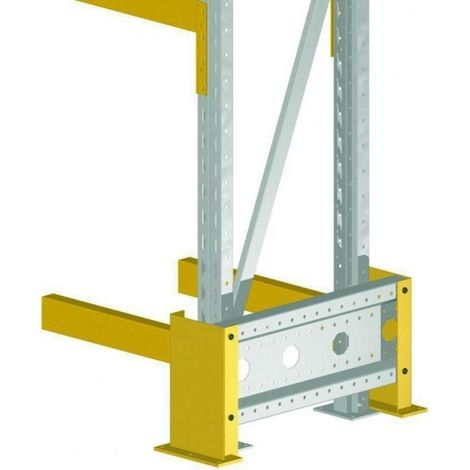 PROVOST - Protection latérale simple pour échelle de rack en acier - Provost