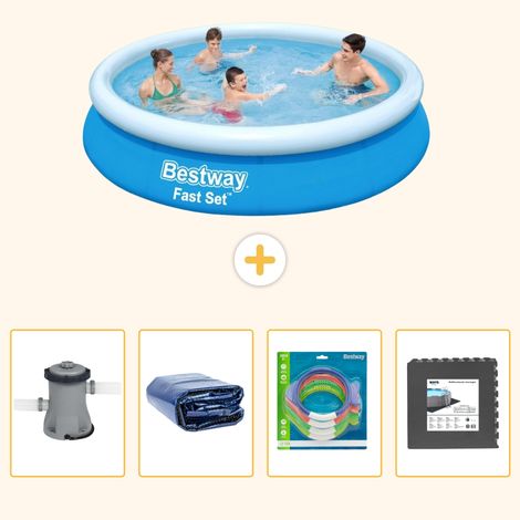 Bestway Bestway Fast Set Ronde - 366x76 cm - 5-pièces S177 (1/5)
