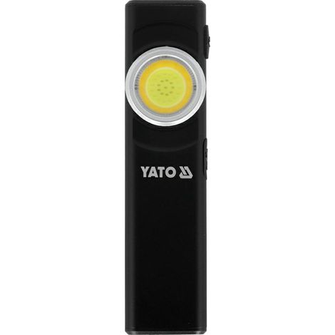 Yato, modèle YT-085608, lampe de travail mini slim 500lm, ideal pour les travaux mécaniques de et de réparation, compacte, légère et dehaute efficacité.