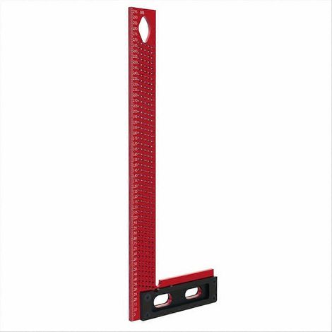 Präzisionsplotter, L-Lineal mit Winkelmesser, rechtwinkliges Markierungslineal, professionelles Messwerkzeug, industrielle Markierungsausrüstung, Geometrieinstrument, Bohrschablone, für Werkstatt und (1/5)