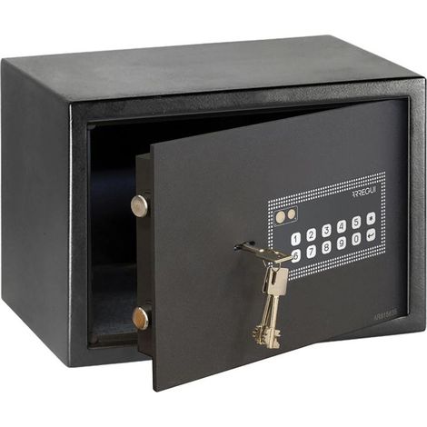 Arregui 17-Liter-Tresor Elektronischer Verschluss und Schlüssel Außenmaße: 25 x 35 x 25 cm Innenmaße: 24 x 34 x 20 cm (1/3)
