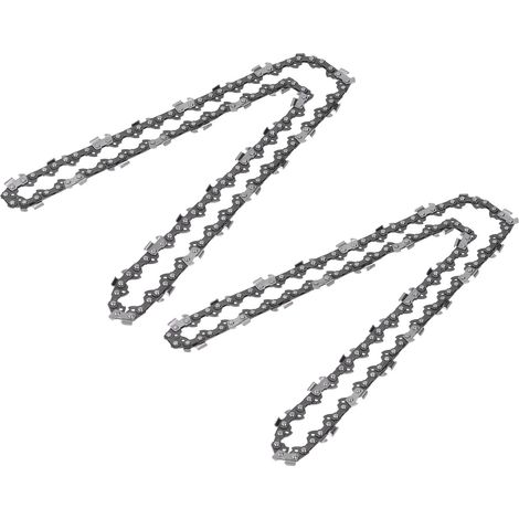 2 Lames de Scie Tronçonneuse 40 62 Maillons Acier Allié Kit Coupe Bois 18 Pouces 62 Entraînements (1/5)