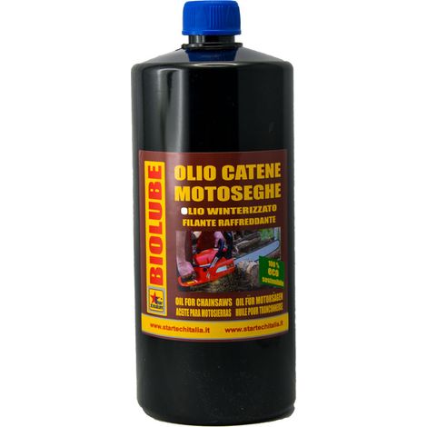 BIOLUBE olio lubrificante catena motosega protettivo biologico winterizzato 2 lt
