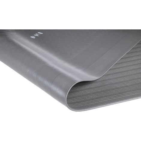 Miltex, Tapis de poste de travail Yoga au mètre Basic, gris, (1/4)