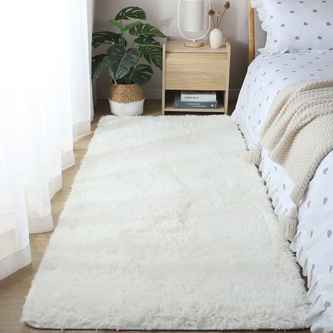 Tapis Peluche - 80 x 160 cm - Antidérapant - Pour Chambre À Coucher Salon Chambre D Enfant - 1 Pièce (1/5)