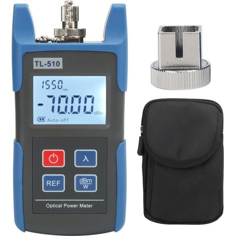 Wattmètre optique haute précision TL510 – mesure fiable de -70 à +10 dBm pour fibres optiques (1/5)