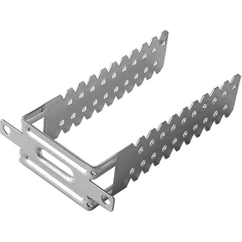 STAFFA UNIVERSALE PER MONTANTI distanziatura parete 3-12 cm / spessore 0,8 mm