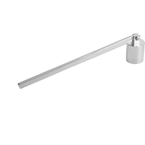 Lot de 2 Coupe-mèche Bougeoir en Acier Inoxydable, Forme Tube Droit, Outil de Jardinage pour Bougies (1/3)