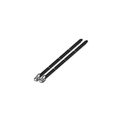 Tece – Tige de commande pour plaque de commande WC – 9820498 – Technologie à double chasse – Finition métal – Conception easy fit