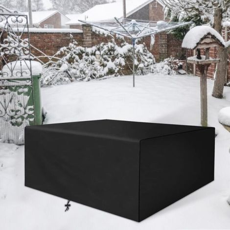 1pc Polyesterfaser Gartenmöbel Staubschutzhüllen Gartenstuhl Schutzhüllen 115x115x70cm (1/4)