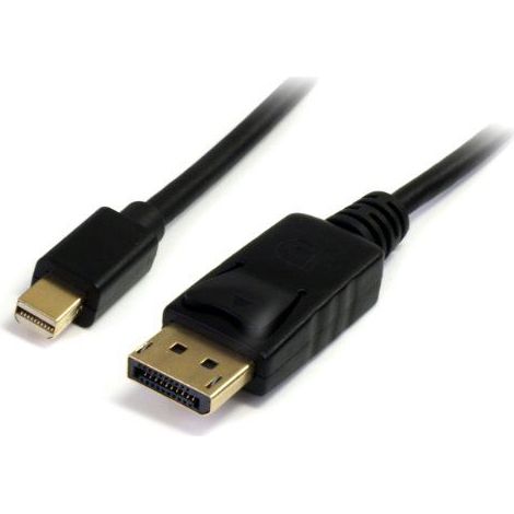 StarTech.com Cable de 1,8m Mini DisplayPort a DisplayPort 1.2 - Cable Adaptador Mini DisplayPort a DisplayPort 4K x 2K UHD - Cable para Monitor Mini DP a DP - Blanco (1/5)