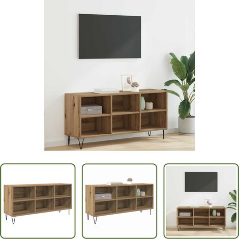 TV-Schrank Holzwerkstoff - TV-Schränk Artisan-Eiche 103,5 x 30 x 50 cm Holzwerkstoff (1/5)