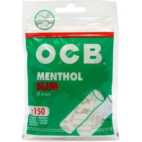 Filtri OCB Slim Mentolo fi6 a`150