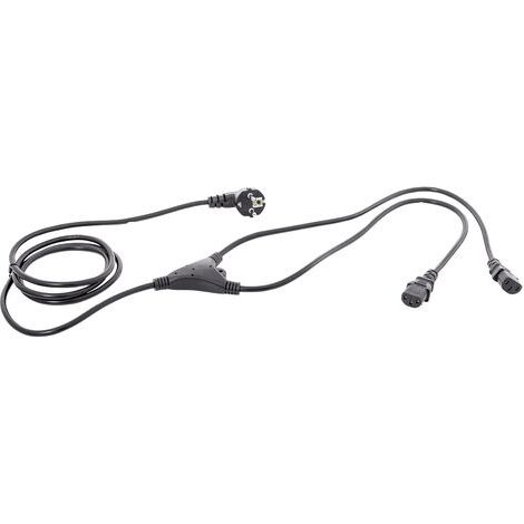 HAWA 1008275 Kaltgeräte Y-Kabel Schwarz 5.00 m (1/2)