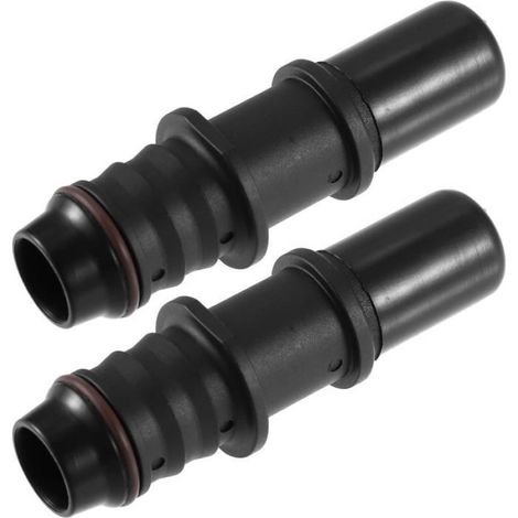 Adaptateur Raccord Rapide - Tuyau Carburant 15,82 mm - ID 14 mm - Hauteur 69 mm - Pour Systèmes EFI - Lot de 2 (1/4)