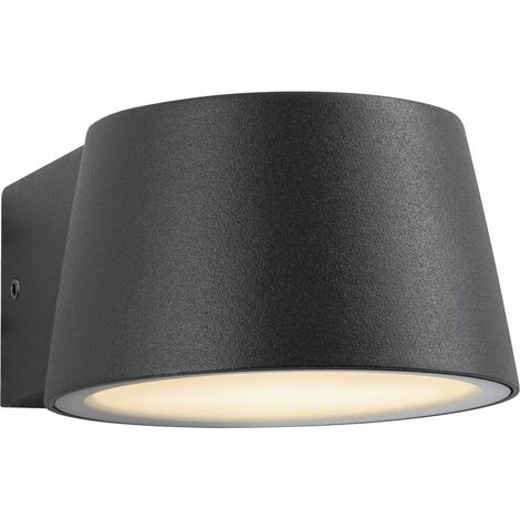 Paulmann 94713 Lampada da parete LED Capea delicata per gli insetti IP44 96x128mm 2200K 6W 550lm 230V 98° nero alluminio luce oro luce da parete (1/5)