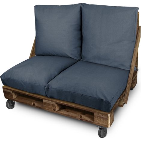 HAPPERS Coussin de sol polyvalent extérieur Naylim Mate Gris Pétrole 60x60 Gris Pétrole