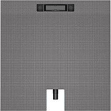 Receveur a carreler 90 x 90 cm Wedi Fundo Plano Linea - écoulement linéaire sortie sur le petit coté