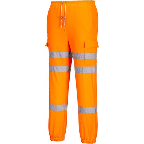 Pantalón Deportivo de Alta Visibilidad Three Band - Naranja - Talla M