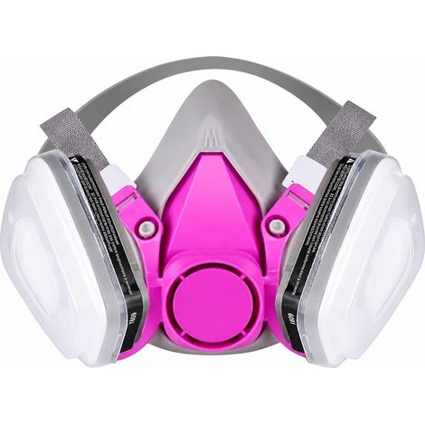 Masque à gaz réutilisable avec filtre, respirateur de survie nucléaire et chimique pour peinture aux vapeurs